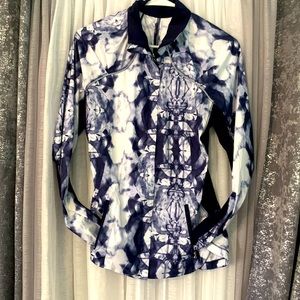 Navy Tie dye Lululemon Anorak